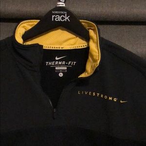 Nike Livestrong Therma-Fit Men’s Large Quarter Zip